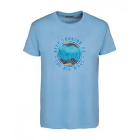 T-Shirt Big Wave Hellblau - Idaho