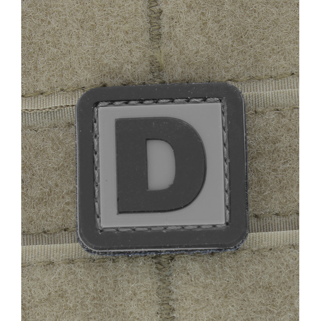 Patch 3D en PVC lettre D - 101 Inc