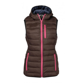 Gewatteerd gilet Trekking dames Bruin - Percussion