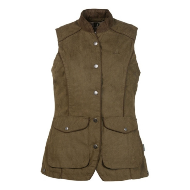 Damen-Weste Rambouillet Original Khaki - Percussion