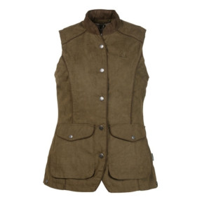 Damen-Weste Rambouillet Original Khaki - Percussion