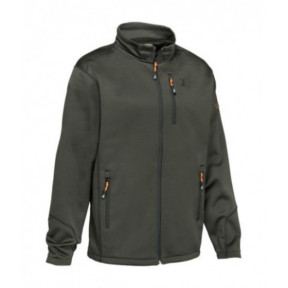 Kinder-Sweatjacke mit Reißverschluss Khaki - Percussion