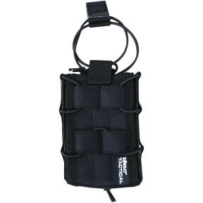 Enkele magazijnhouder delta Zwart - Kombat Tactical