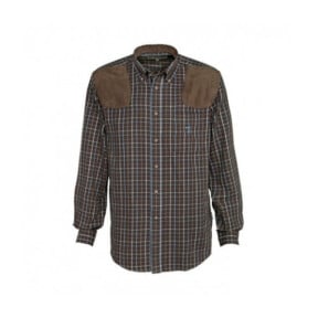 Chemise chasse Sologne Marron - Percussion