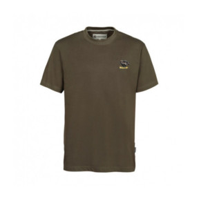 Jagd T-Shirt mit gesticktem Wildschwein - Percussion