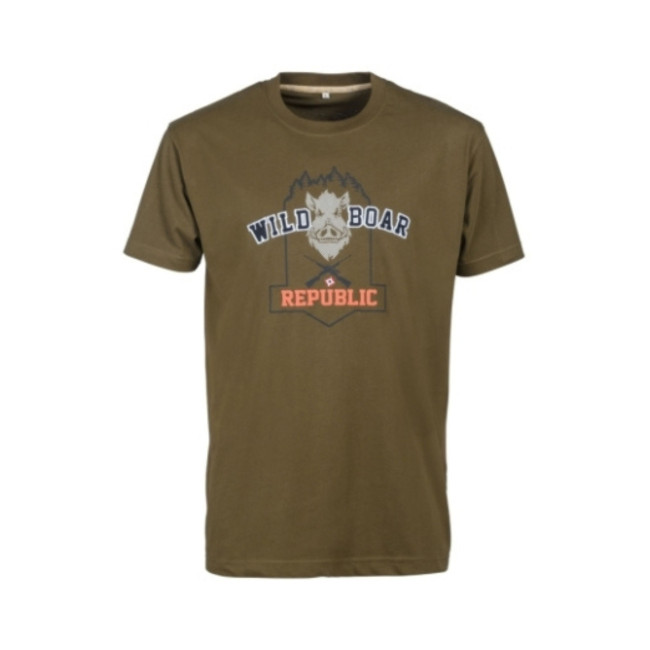 Tee-shirt Wild Boar Republic II Kaki - Percussion