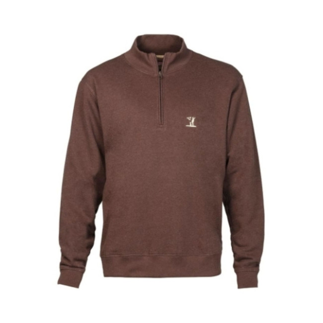Hoodie met hoge kraag Bruin - Percussion