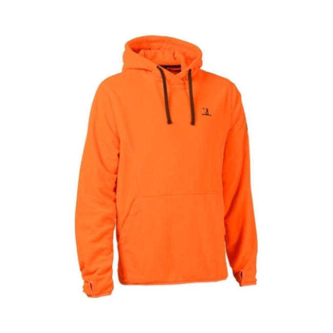 Sweat à capuche polaire Orange - Percussion