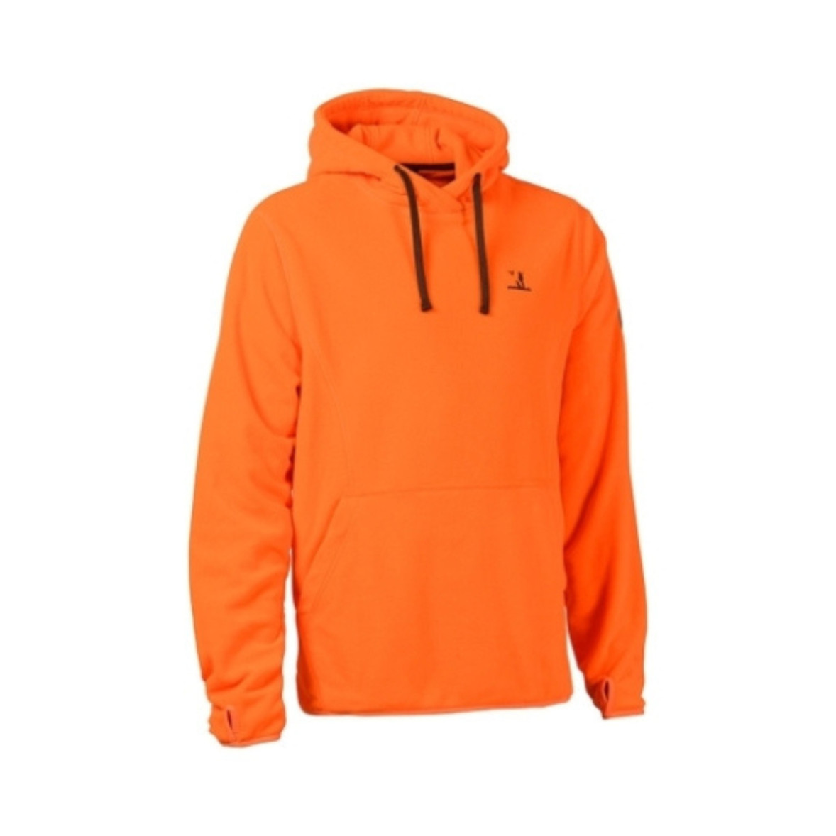 Orange Polar Fleece Hoodie Percussion