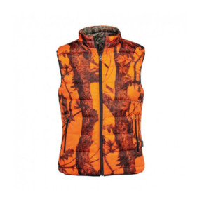 Gilet de chasse Warm réversible Ghostcamo Blaze&Black / Forest Evo - Percussion