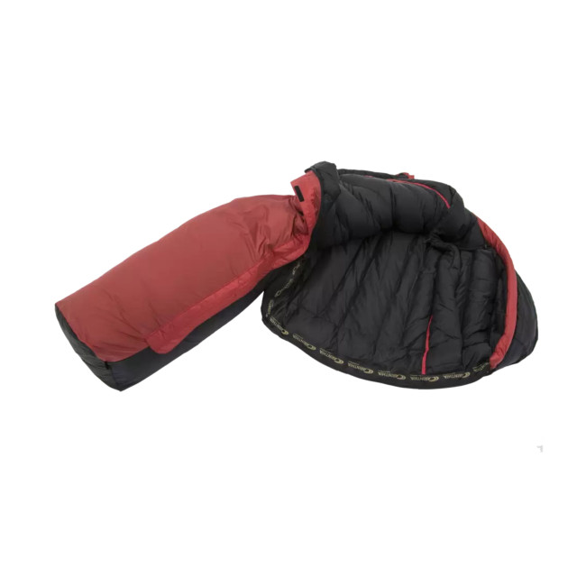 Slaapzak D 1200x speciaal extreme kou Rood/Zwart - Carinthia