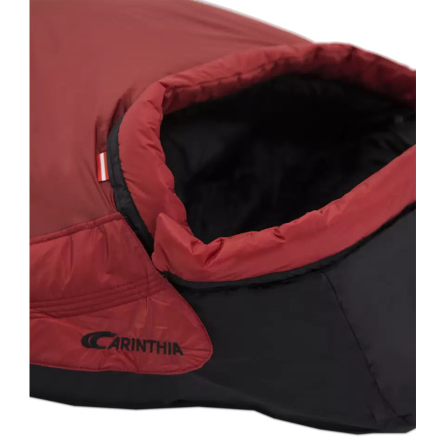 Slaapzak D 1200x speciaal extreme kou Rood/Zwart - Carinthia