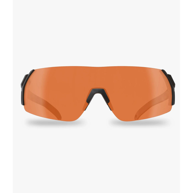 Lunettes balistiques Urgent Fury avec monture noire et verres oranges - Edge Tactical