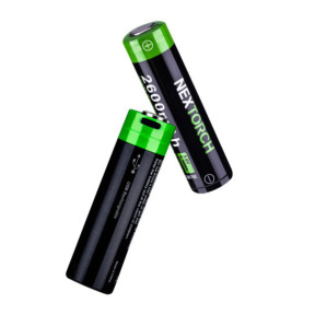 Wiederaufladbarer Akku 18650 3.6V 2600 mAh mit USB-C-Anschluss - Nextorch