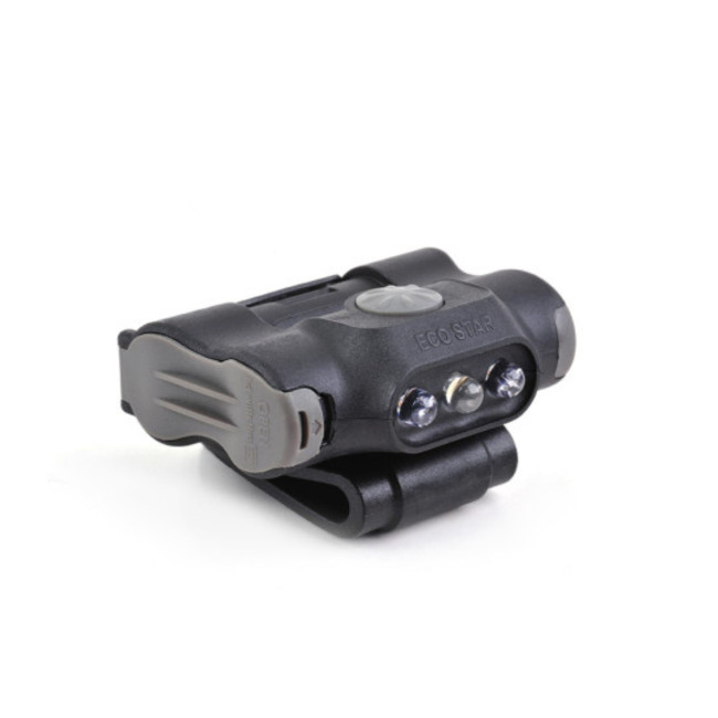 Clip-Befestigungslampe UL12 mit weißer und roter Beleuchtung + rot/blauem Stroboskop 17 Lumen - Nextorch