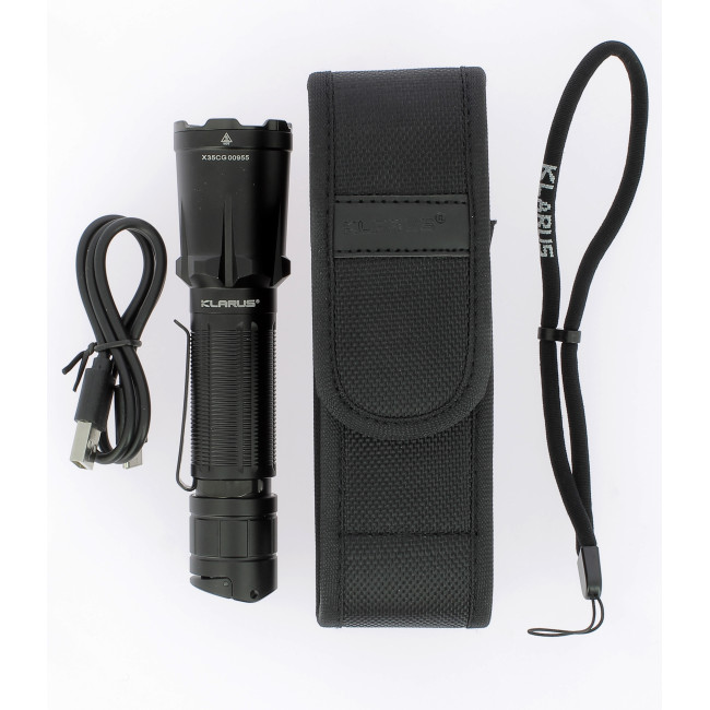 Lampe tactique rechargeable XT11GT PRO V2 3300 lumens - Klarus