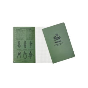 Carnet de terrain tout-temps 128 pages 118 x 183 cm vert olive - Modestone
