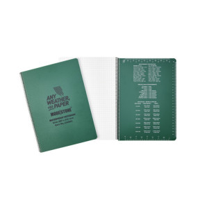Carnet tout-temps 100 pages 210 x 297 cm vert olive - Modestone