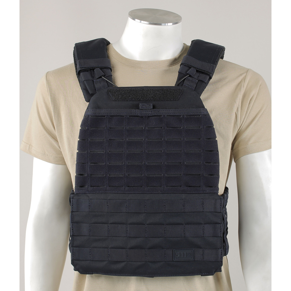 GILET TACTIQUE PORTE PLAQUE TACTEC 5.11 GRIS STORM