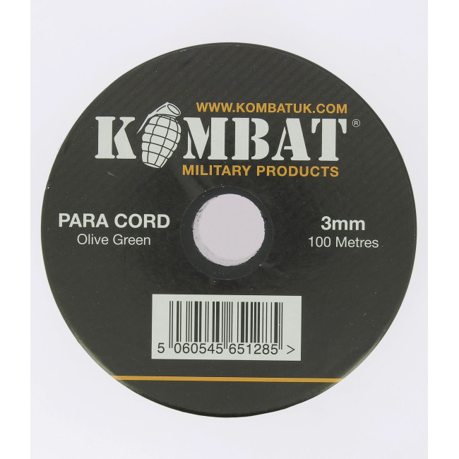 Rouleau de corde 100m - Vert OD - Kombat Tactical