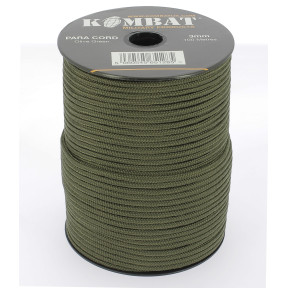 Rouleau de corde 100m - Vert OD - Kombat Tactical