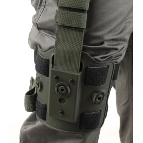 Plaque de cuisse tactique vert olive - Cytac