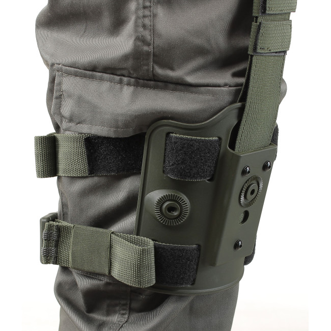 Plaque de cuisse tactique vert olive - Cytac