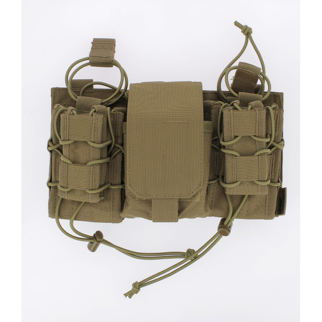 Porte chargeur Fast Rig Coyote - Kombat Tactical Porte chargeur Fast Rig Coyote - Kombat Tactical
