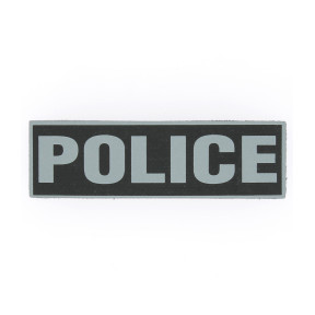 Politie armband omgekeerd 3 x 10 cm - Patrol Equipement
