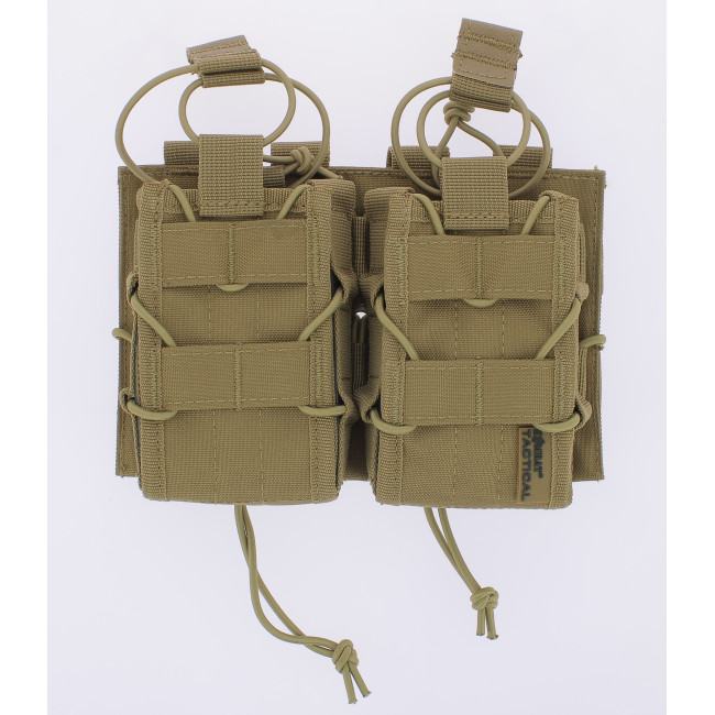 Porte chargeur DOUBLE delta Coyote - Kombat Tactical Porte chargeur DOUBLE delta Coyote - Kombat Tactical