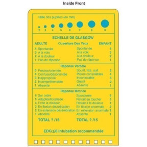 Calepin secourisme primo-intervenant, 10,1 x 15,2cm, 100 pages, spirale horizontale - Rite in the rain