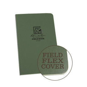 Carnet 14.2 x 18.4cm, 160 pages, reliure verticale vert - Rite in the rain