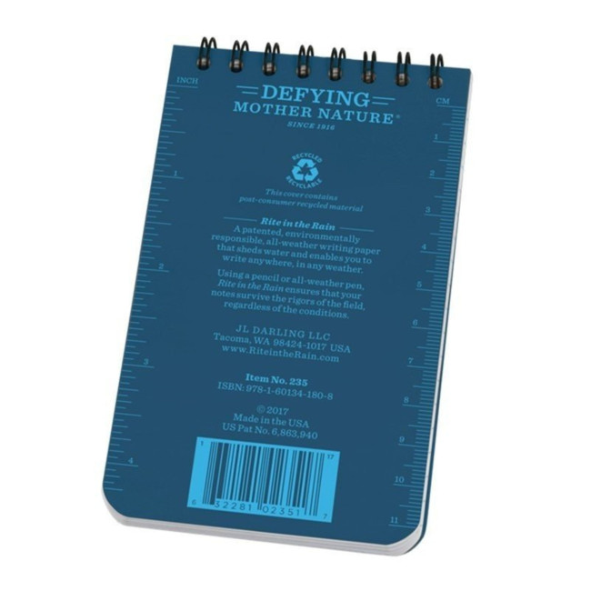 Notes 3 x 5 niebieski - Rite in the rain