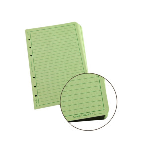 Pack de 100 feuilles vertes pour classeur 6 anneaux - Rite in the rain