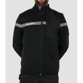 Gilet micro-polaire sécurité Nevada noir - Force Series