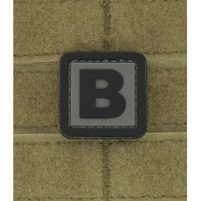 Patch 3D en PVC lettre B - 101 Inc