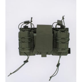 Porte chargeur Fast Rig Vert Olive - Kombat Tactical
