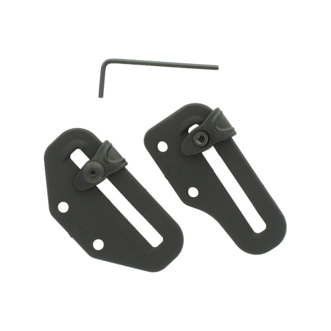 Para sprzączek do pasa lh guma tech 60 mm szerokości regulowane czarne - Radar