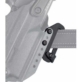 Paire boucles ceinture lh caoutchouc tech 60 mm de large reglable noire - Radar