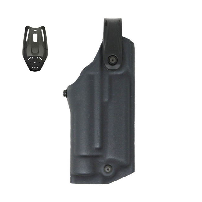 Holster roto HK P30 & Lampe M3X rh Niv II Kydex Schwarz + Tiefer Versatz 6500.6106 - Radar
