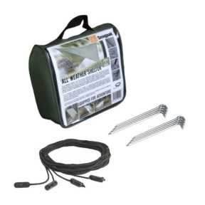 Plandeka na każdą pogodę 3 x 3m oliwkowa - snugpack