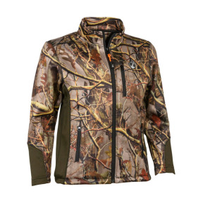 Kinder-Sweatshirt mit Reißverschluss Ghostcamo Forest Evo - Percussion