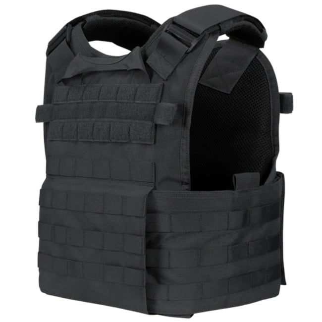 Gilet Tactique Condor OPS Noir - Modulaire - Réglable 76-152cm - Poches Chargeurs - Polyamide