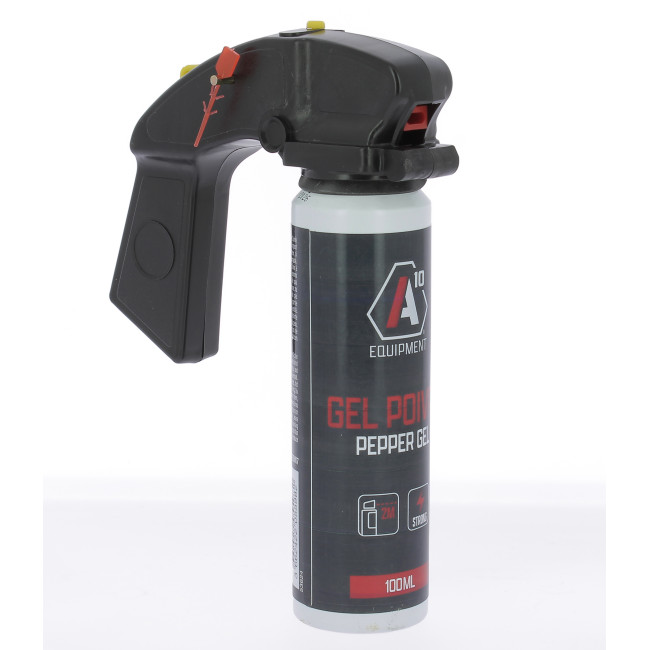 Pfeffergel-Abwehrspray 100 mL mit Griff - A10 Equipment