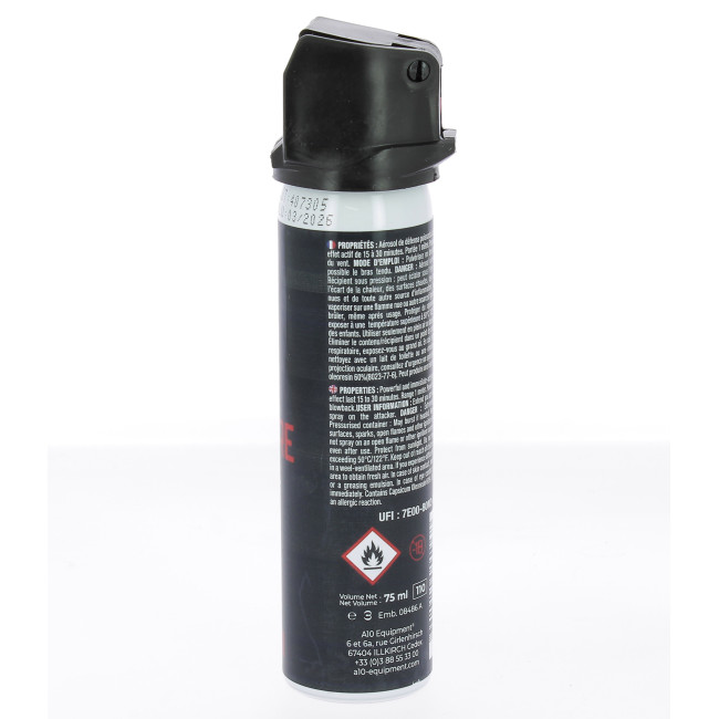 Aerozol łzawiący przeciw agresji żel pieprzowy 75 mL - A10 Equipment