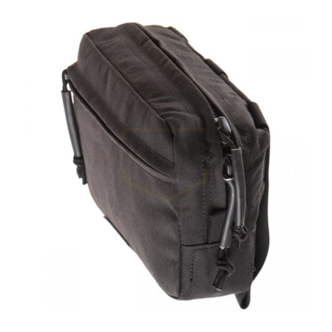 Medium utility pouch met rits - Zwart - Clawgear