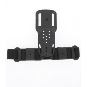 Placca per anca compatta con 1 cinghia 8K28 - Nero - Vega Holster