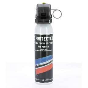 Pfeffergel-Spray für Ordnungskräfte 100ml mit Griff - Le Protecteur