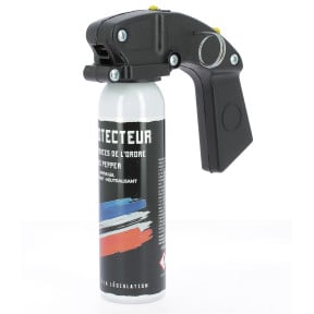Pfeffergel-Spray für Ordnungskräfte 100ml mit Griff - Le Protecteur