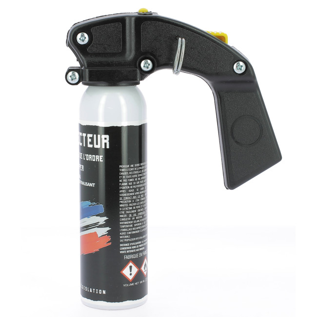 Pfeffergel-Spray für Ordnungskräfte 100ml mit Griff - Le Protecteur
